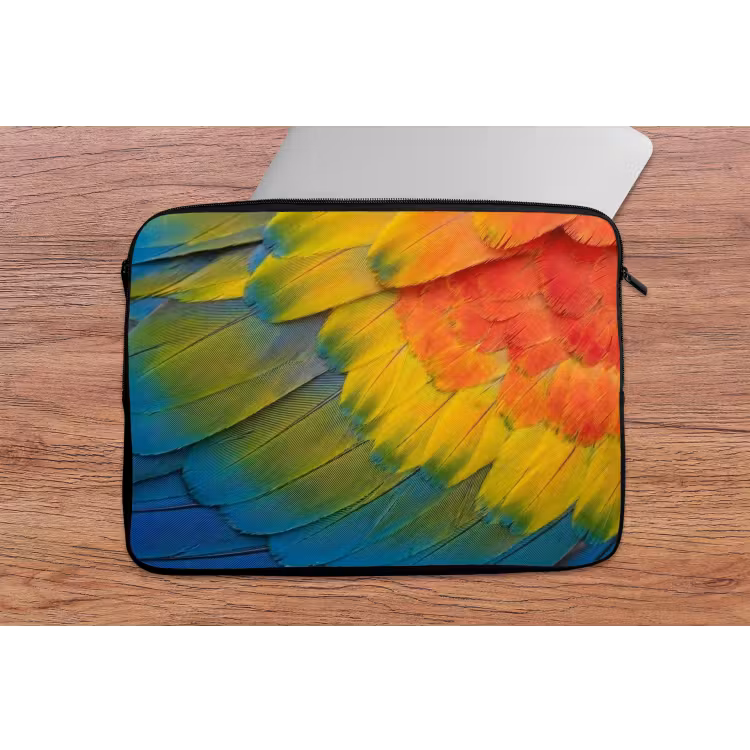 Laptophoes - Veren - Ara - Kleurrijk — 2