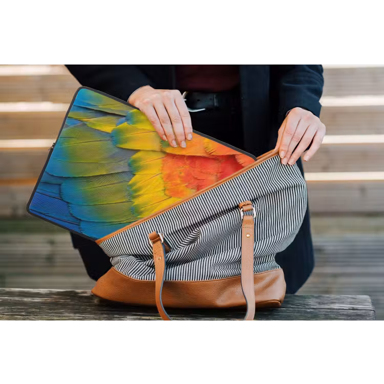 Laptophoes - Veren - Ara - Kleurrijk — 4