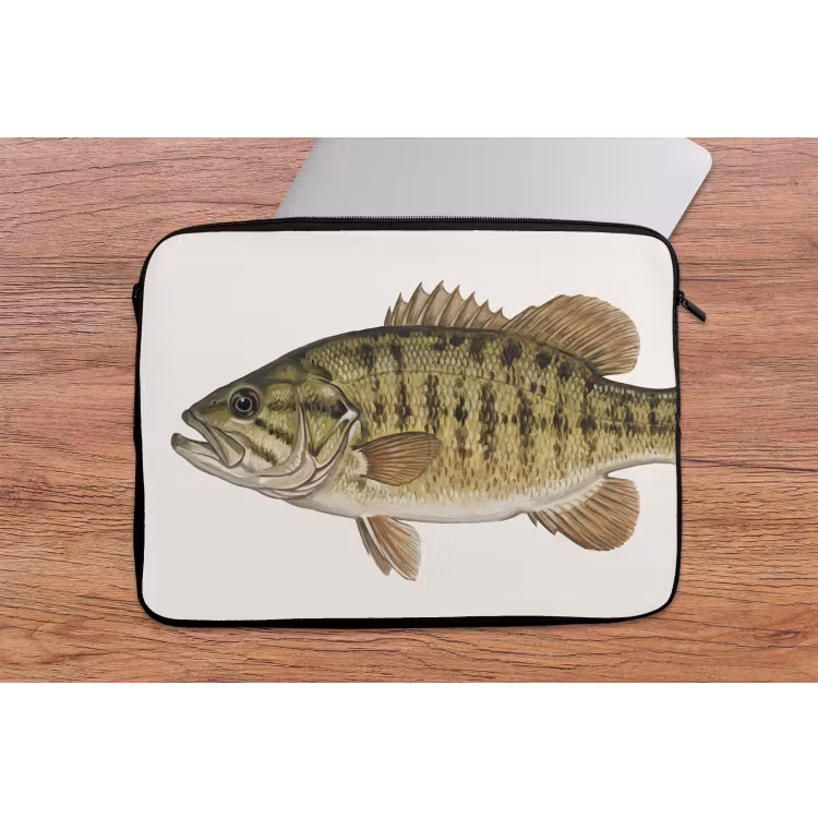 Laptophoes - Vissen - Natuur - Vintage — 2