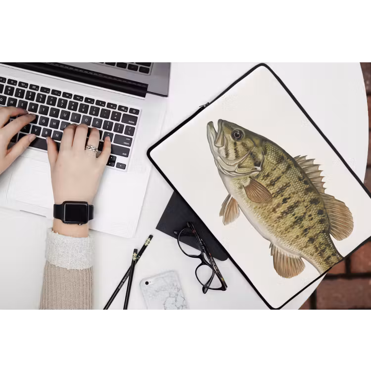 Laptophoes - Vissen - Natuur - Vintage — 3