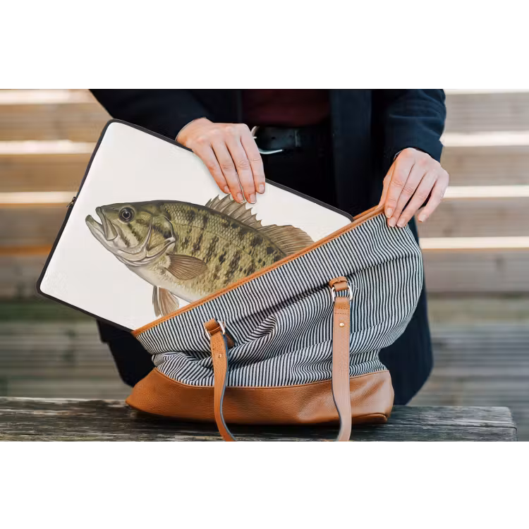 Laptophoes - Vissen - Natuur - Vintage — 4