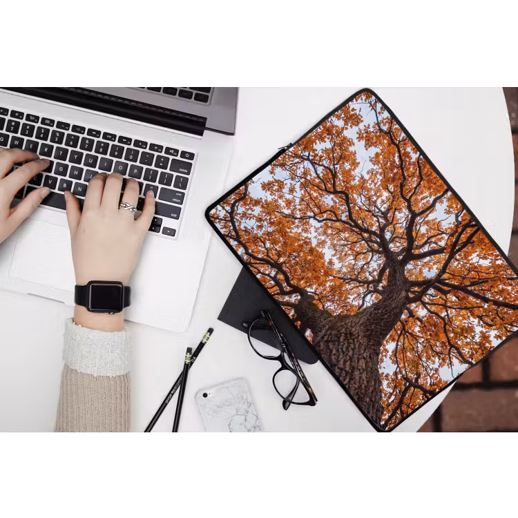 Laptophoes - Boom - Bladerdak - Herfst - Oranje - Sfeervol — 3