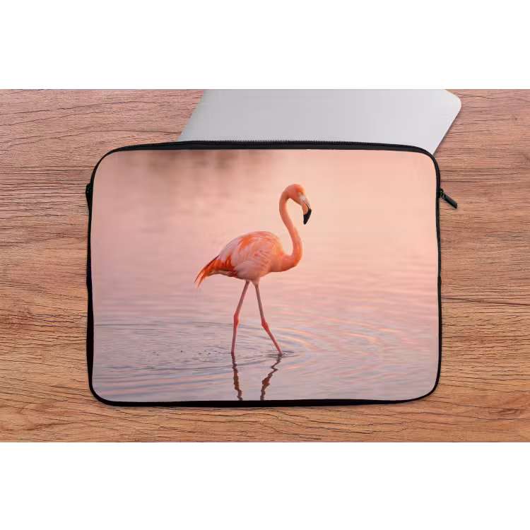 Laptophoes - Flamingo - Water - Roze — 2