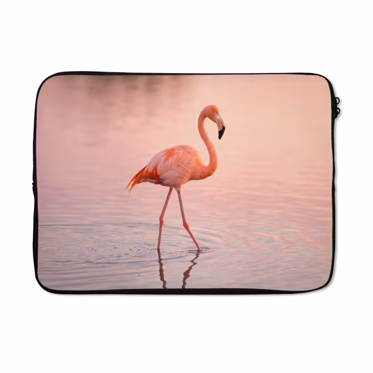 Laptophoes - Flamingo - Water - Roze — 5