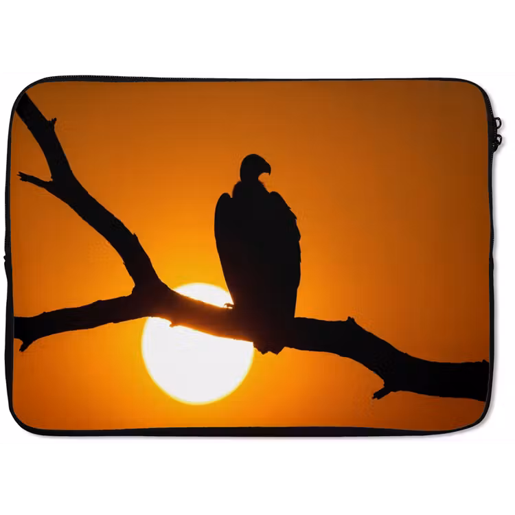 Laptophoes - Gier - Tak - Zon - Oranje — 1