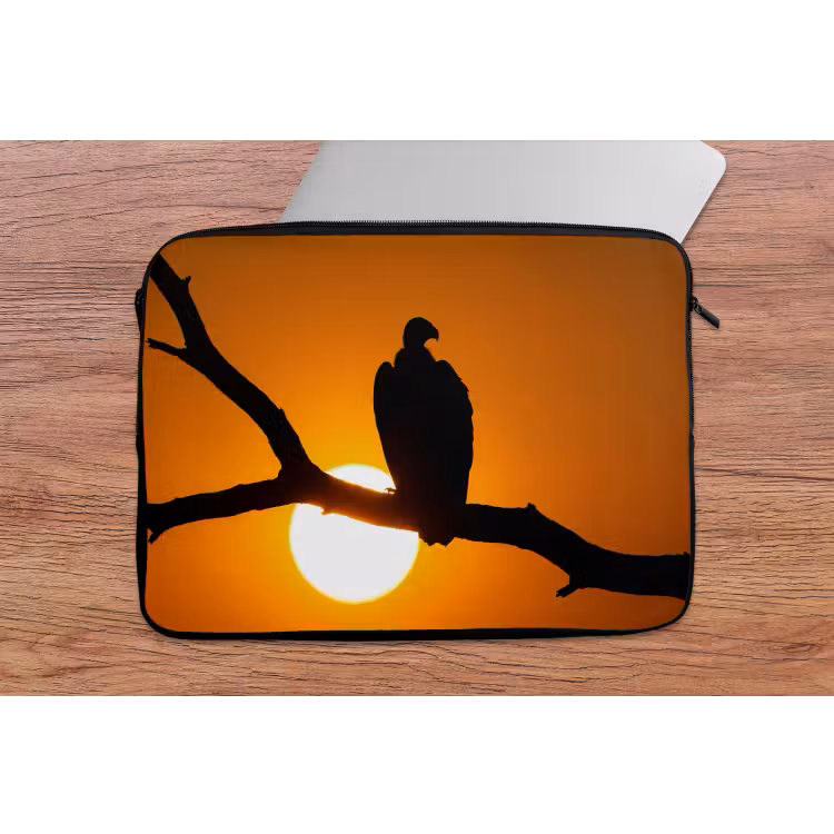 Laptophoes - Gier - Tak - Zon - Oranje — 2