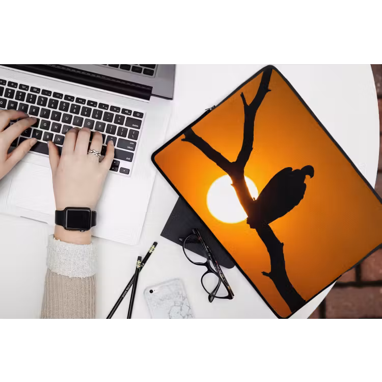 Laptophoes - Gier - Tak - Zon - Oranje — 3