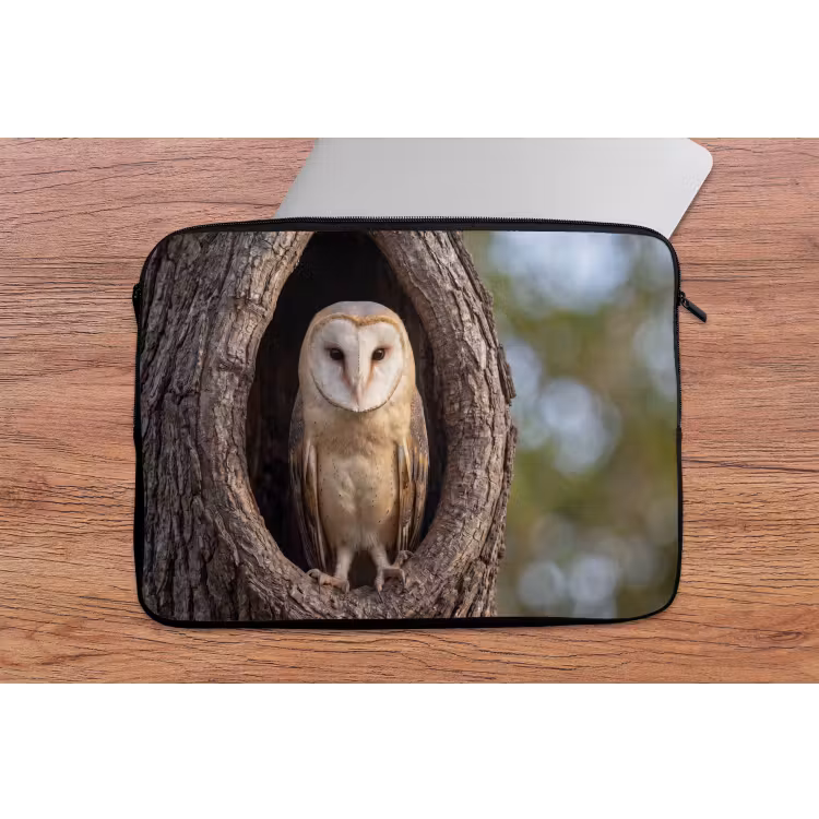 Laptophoes - Kerkuil - Boom - Natuur - Bruin — 2