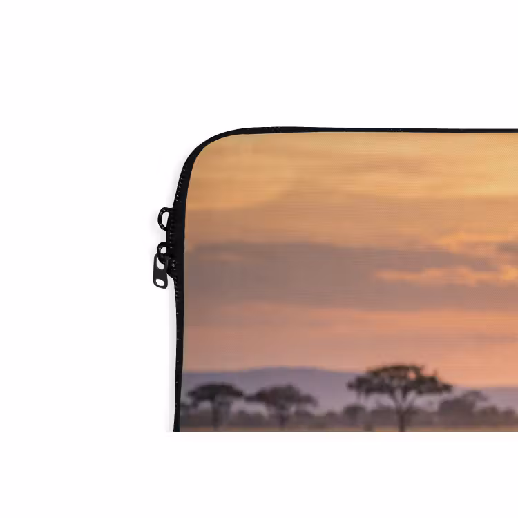 Laptophoes - Olifanten - Savanne - Zonsondergang - Afrika - Warm — 6