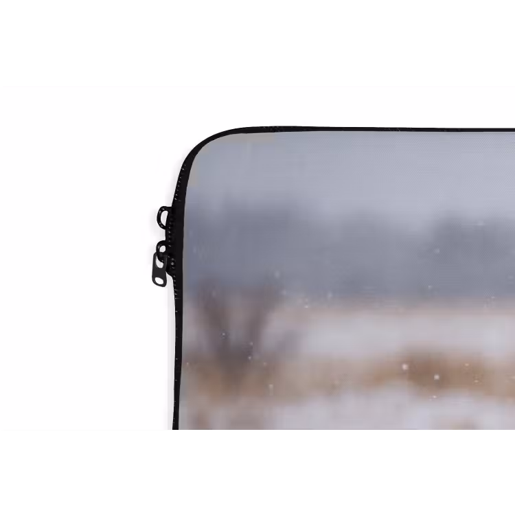 Laptophoes - Sneeuwuil - Hek - Sneeuw - Wit — 6