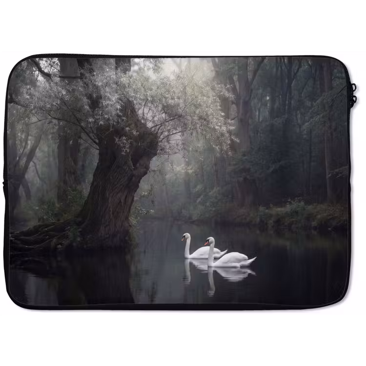 Laptophoes - Zwanen - Rivier - Bos — 1