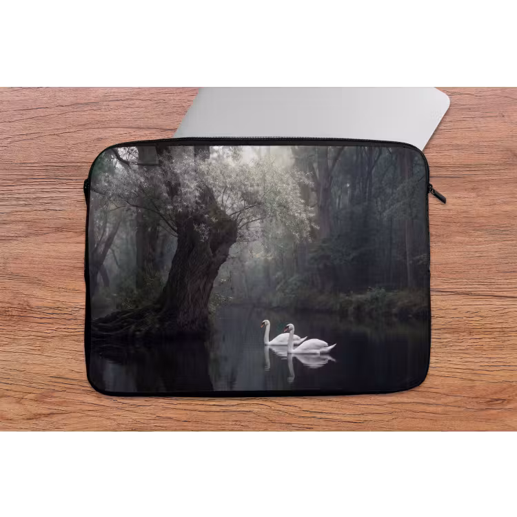 Laptophoes - Zwanen - Rivier - Bos — 2