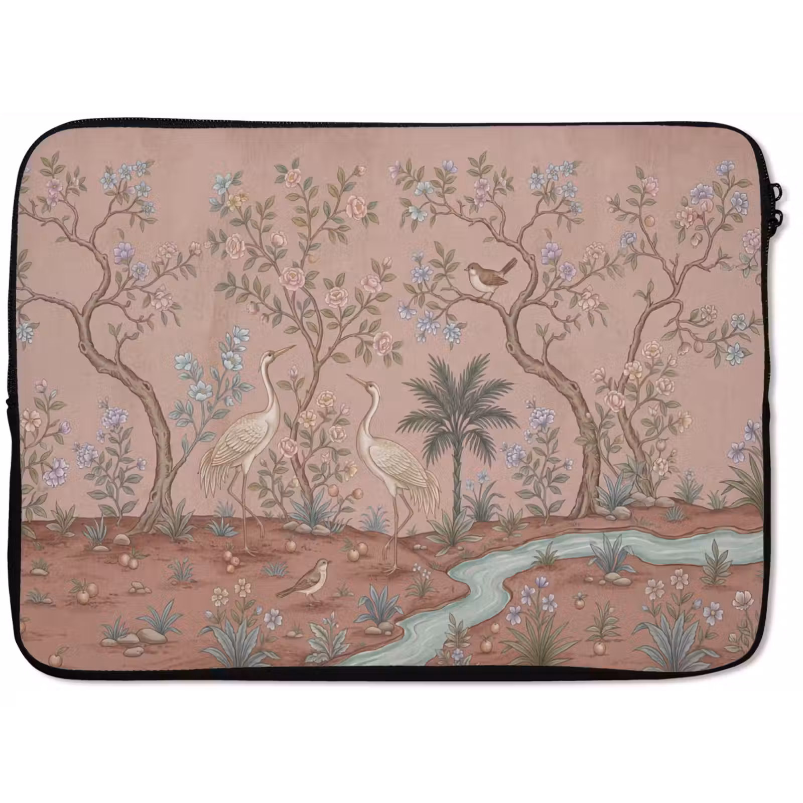 Laptophoes - Nostalgisch - Reigers - Roze — 1