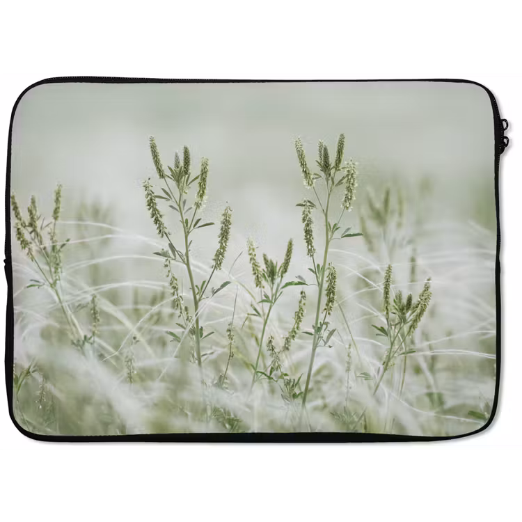 Laptophoes - Grassen - Minimalistisch - Groen — 1