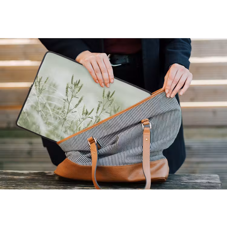 Laptophoes - Grassen - Minimalistisch - Groen — 4