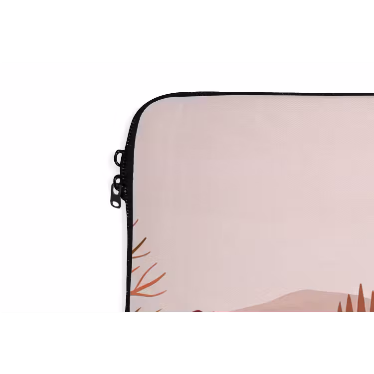 Laptophoes - Heuvellandschap - Grafisch - Terracotta — 6