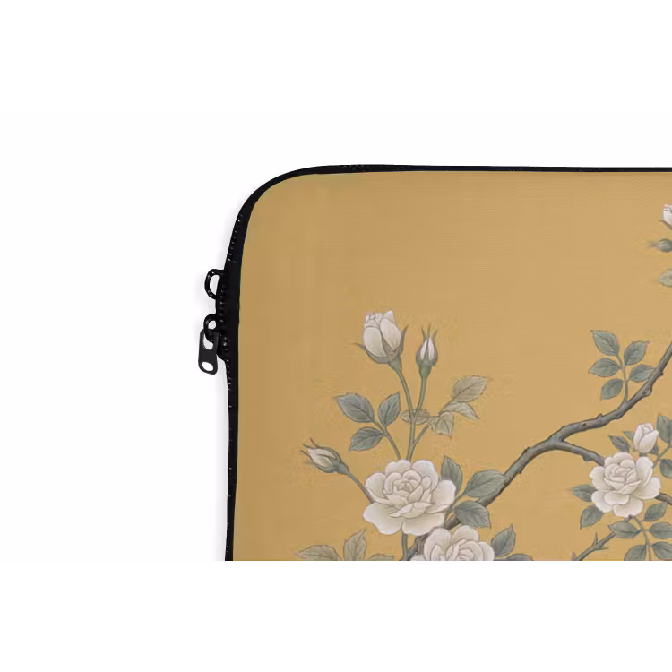 Laptophoes - IJsvogels - Bloesem - Geel — 6