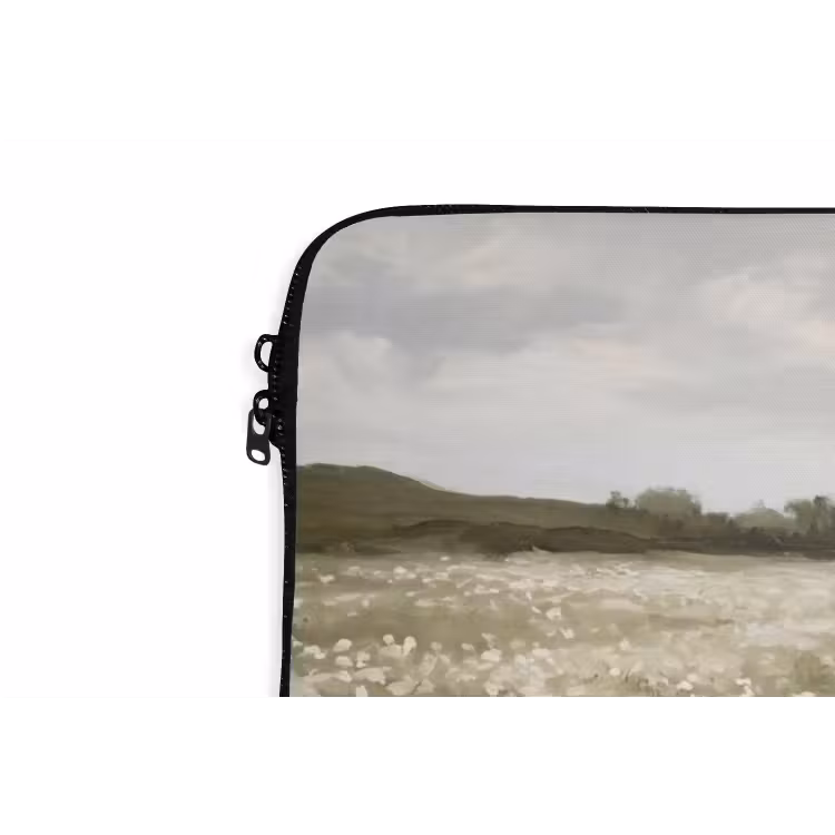 Laptophoes - Illustratie - Landschap - Wit — 6