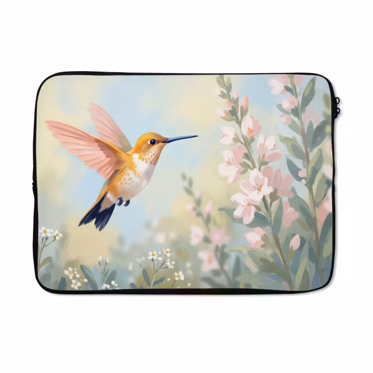 Laptophoes - Kolibrie - Illustratie - Kleurrijk — 5