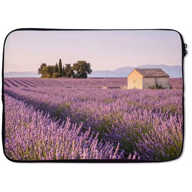 Laptophoes - Lavendel - Landschap - Sereen - Paars — 1