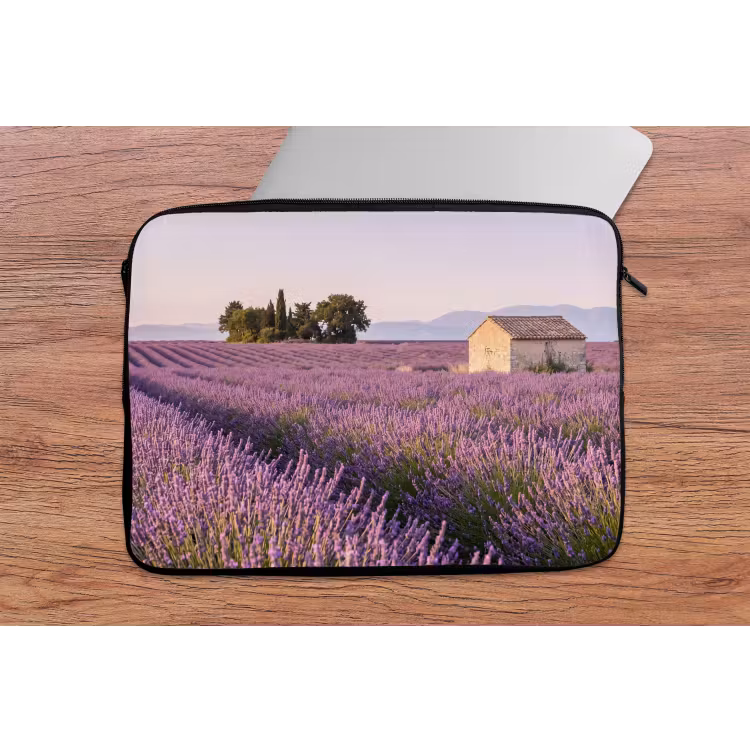 Laptophoes - Lavendel - Landschap - Sereen - Paars — 2