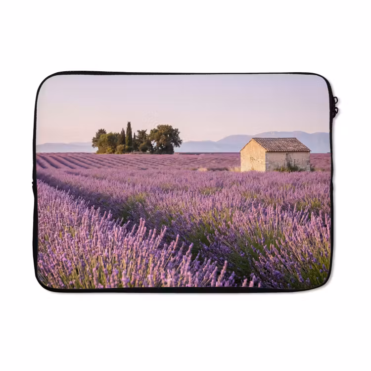 Laptophoes - Lavendel - Landschap - Sereen - Paars — 5
