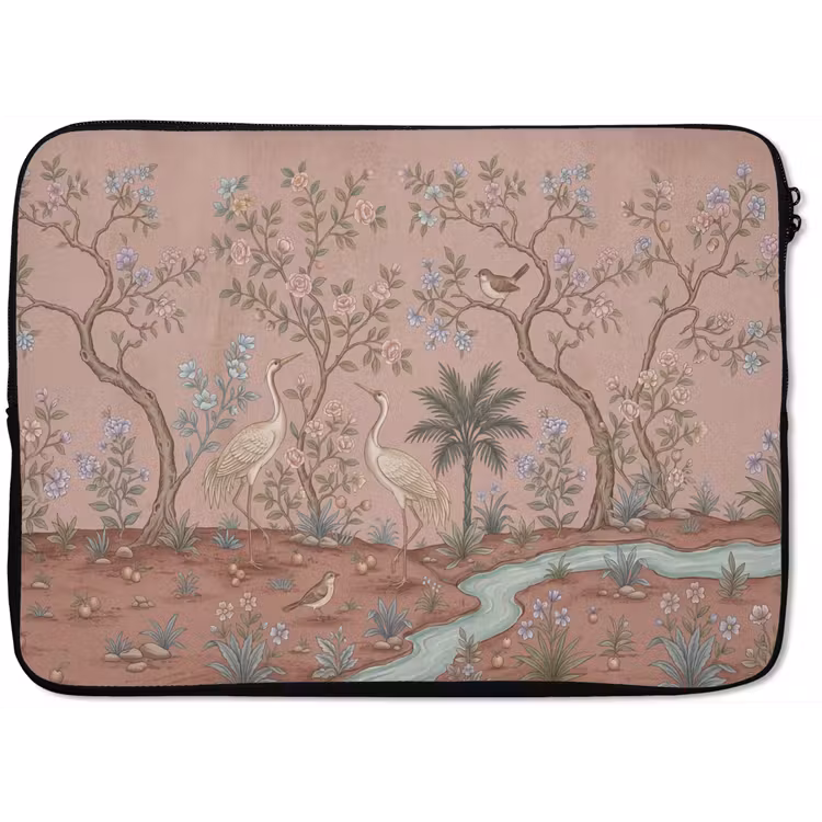 Laptophoes - Nostalgisch - Reigers - Roze — 1