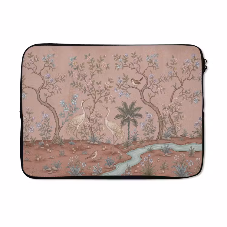 Laptophoes - Nostalgisch - Reigers - Roze — 5