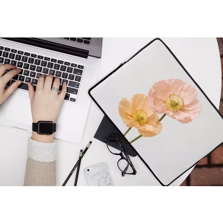 Laptophoes - Papavers - Botanisch - Roze — 3
