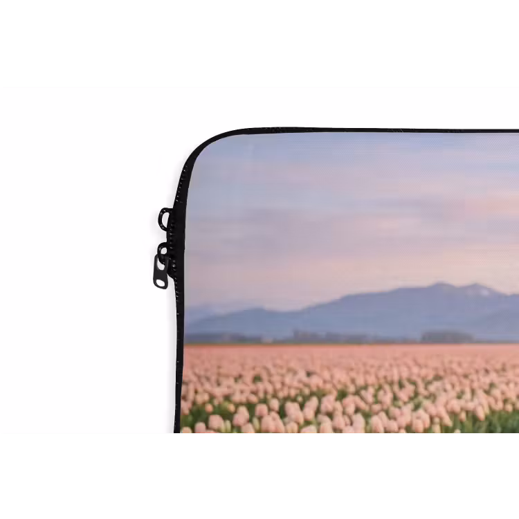 Laptophoes - Tulpen - Landschap - Roze — 6