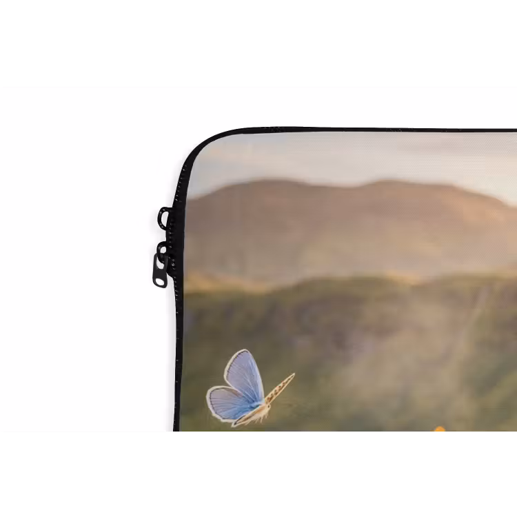 Laptophoes - Vlinders - Waterval - Bloemenveld — 6