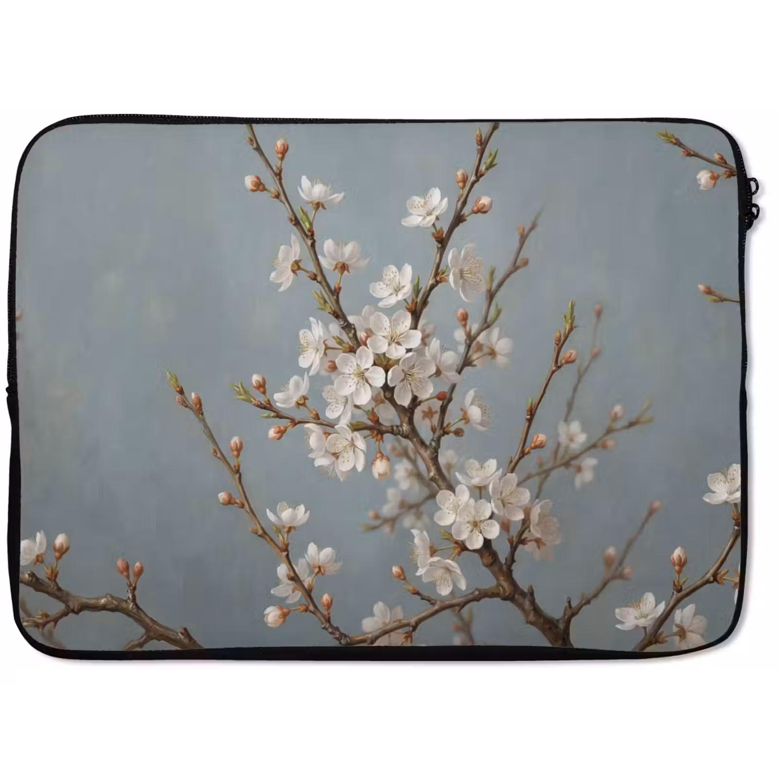 Laptophoes - Botanisch - Stilleven - Blauw — 1