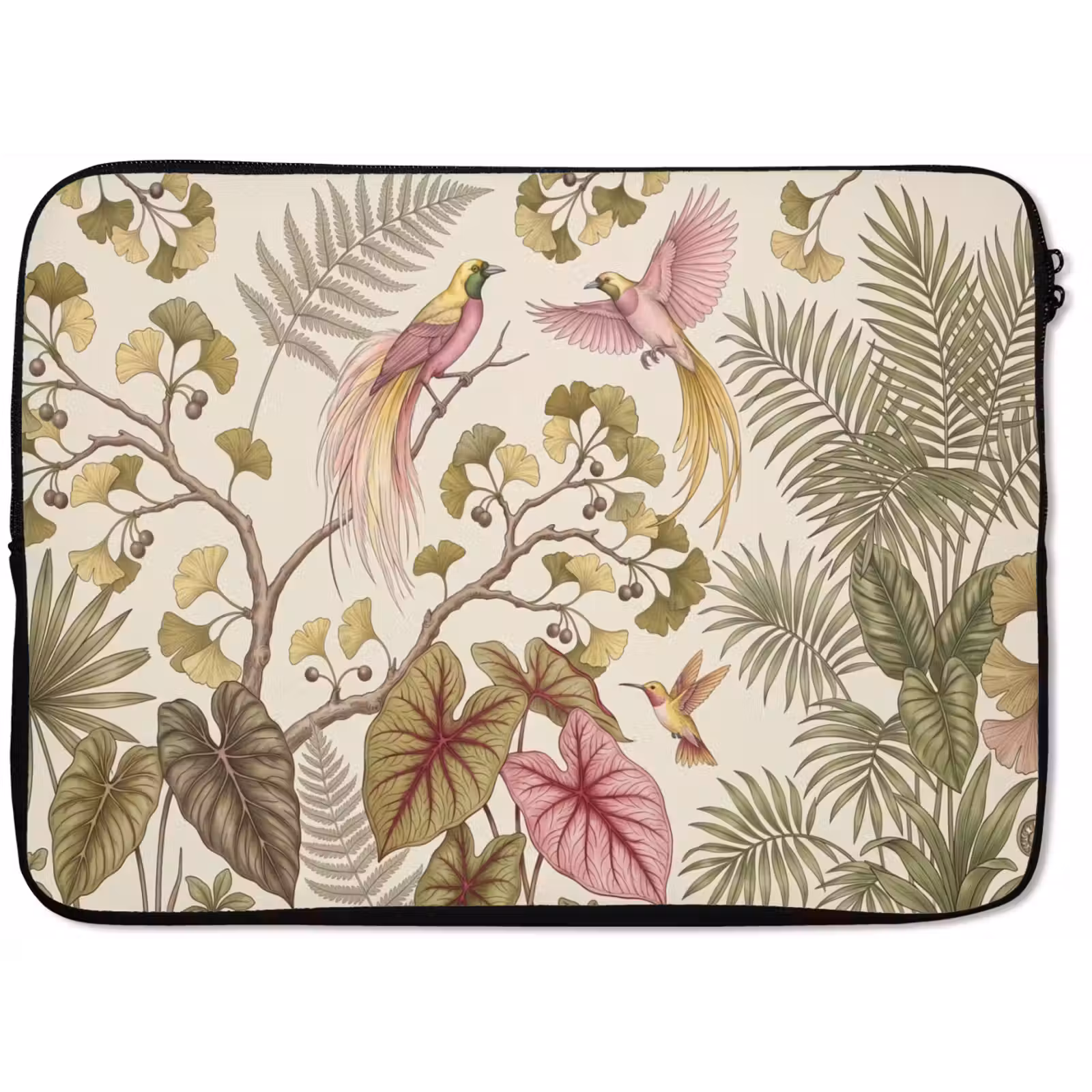 Laptophoes - Vogels - Tropisch - Botanisch - Roze — 1