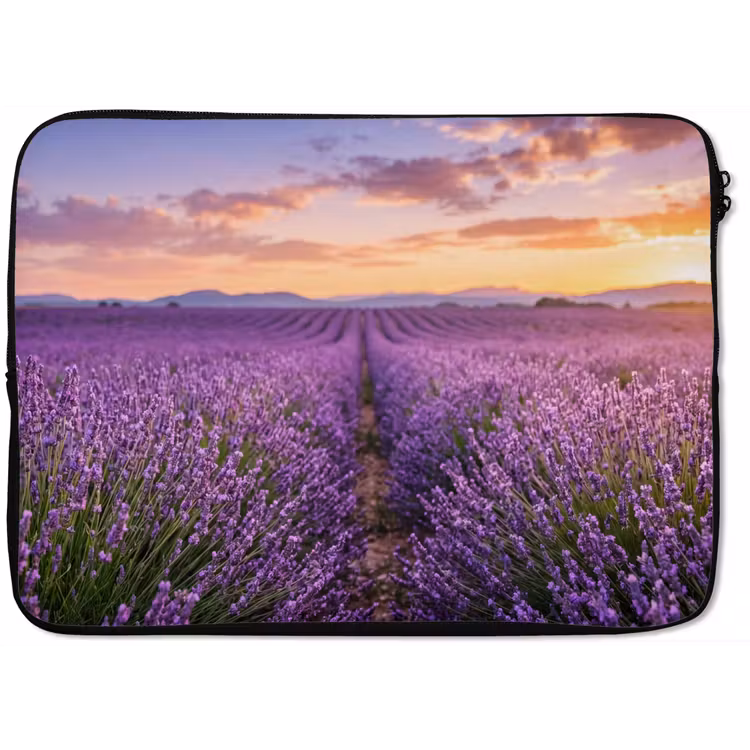 Laptophoes - Lavendel - Veld - Natuur - Paars — 1