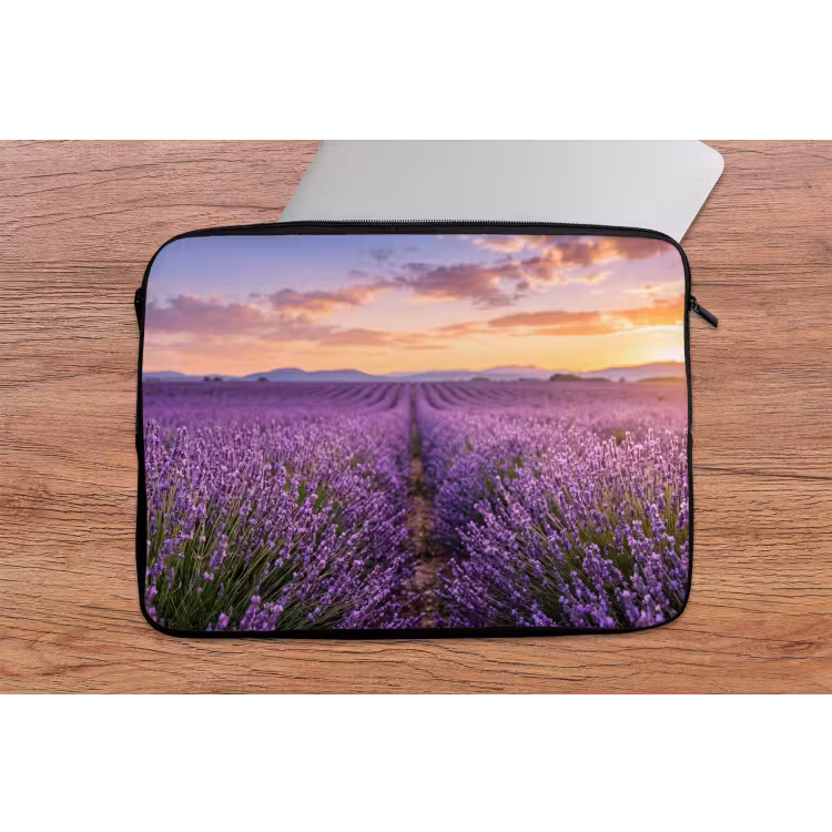 Laptophoes - Lavendel - Veld - Natuur - Paars — 2