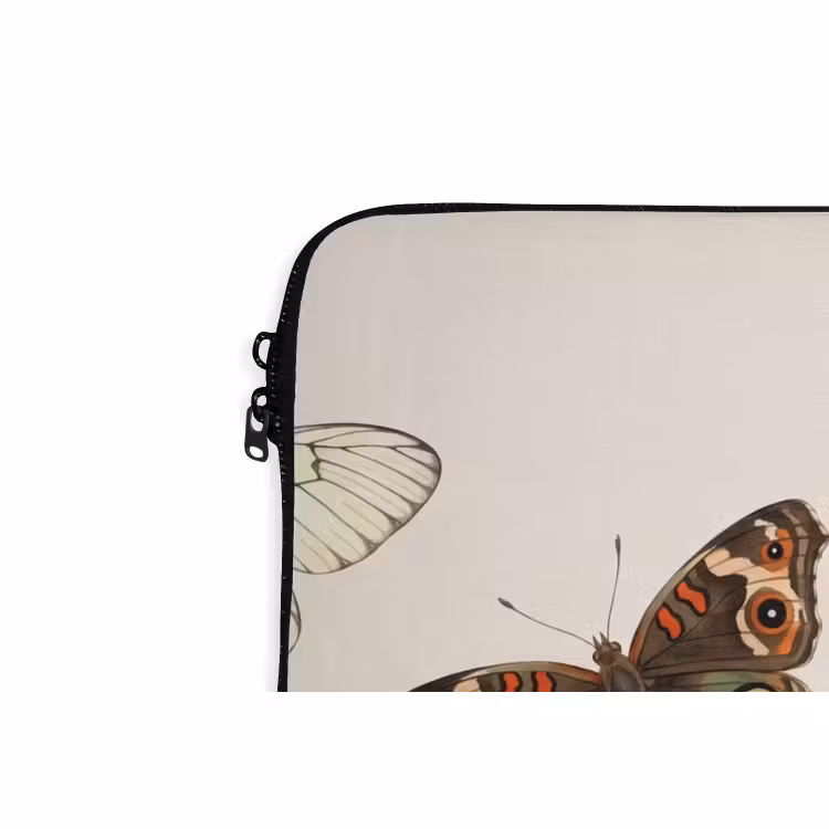 Laptophoes - Vlinders - Klaprozen - Illustratie - Kleurrijk — 6