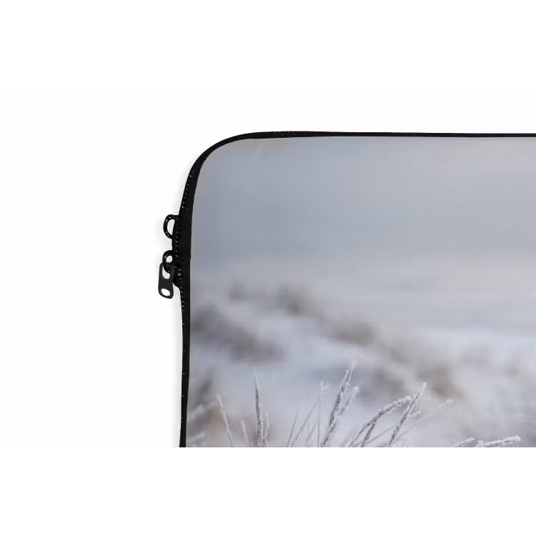 Laptophoes - Duinen - Sneeuw - Strand - Winter - Serene — 6