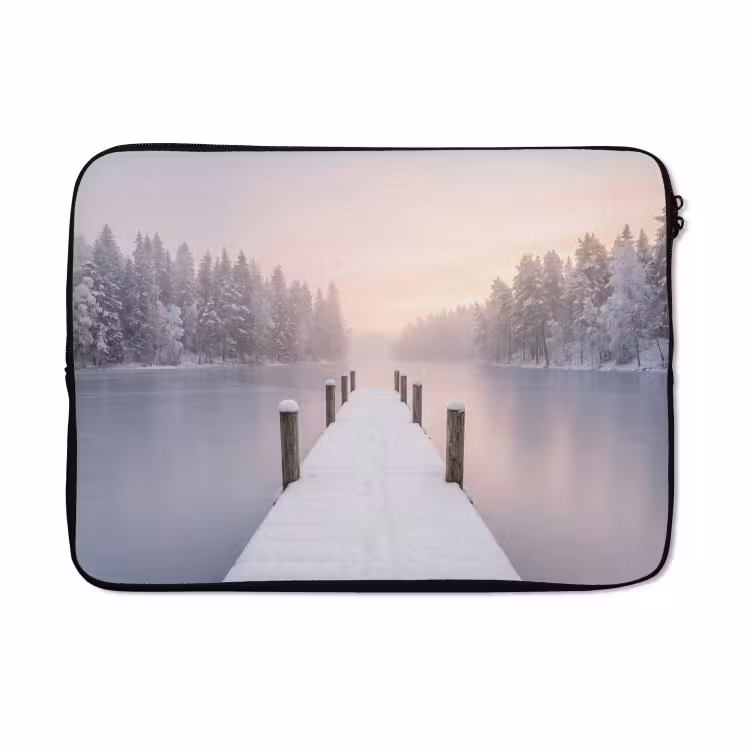 Laptophoes - Steiger - Meer - Mist - Winter - Serene — 5