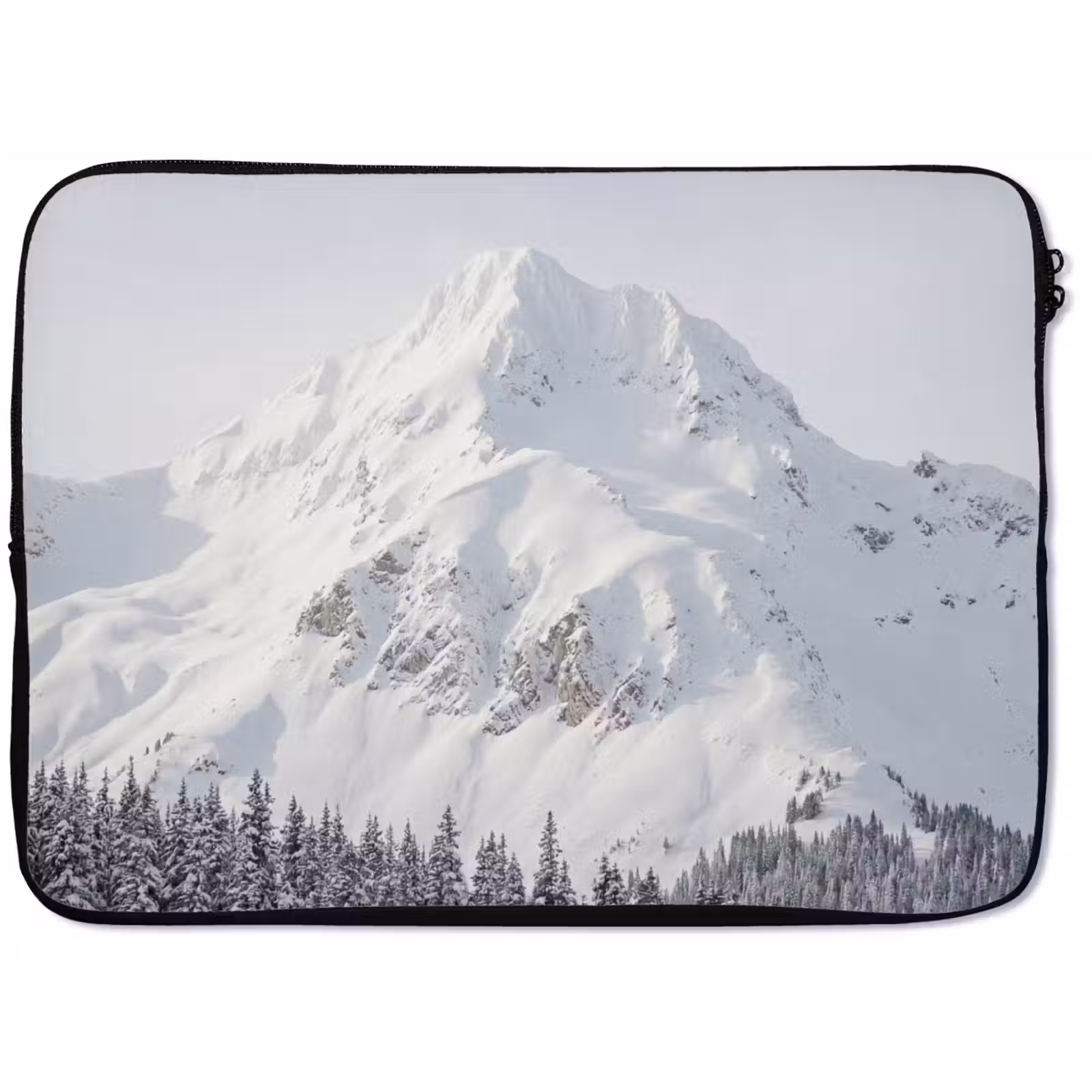 Laptophoes - Berg - Sneeuw - Winter - Natuur - Wit — 1