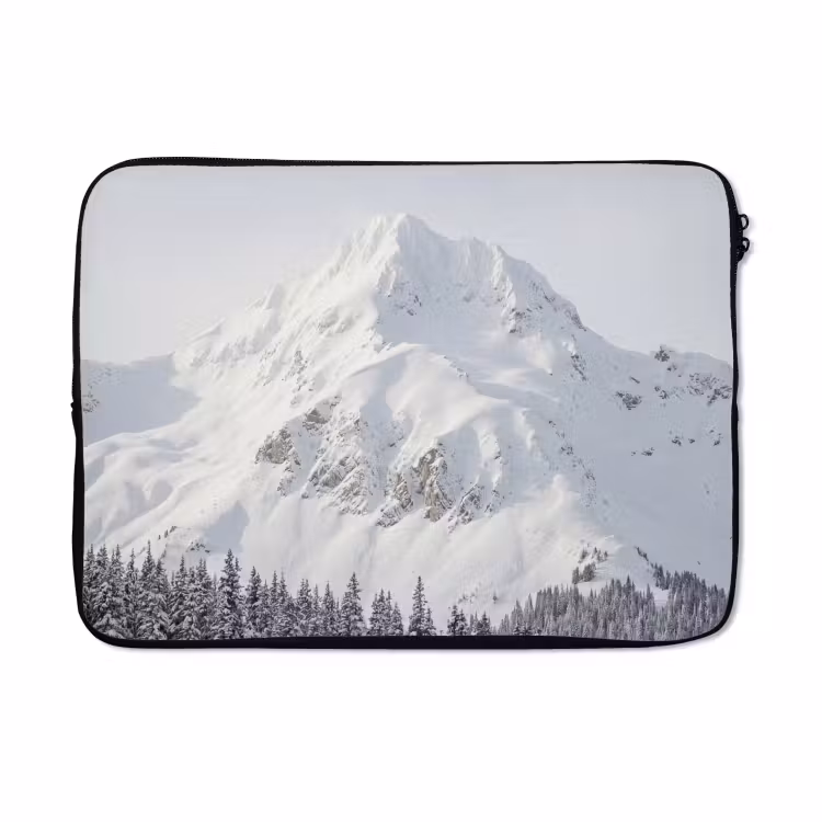 Laptophoes - Berg - Sneeuw - Winter - Natuur - Wit — 5