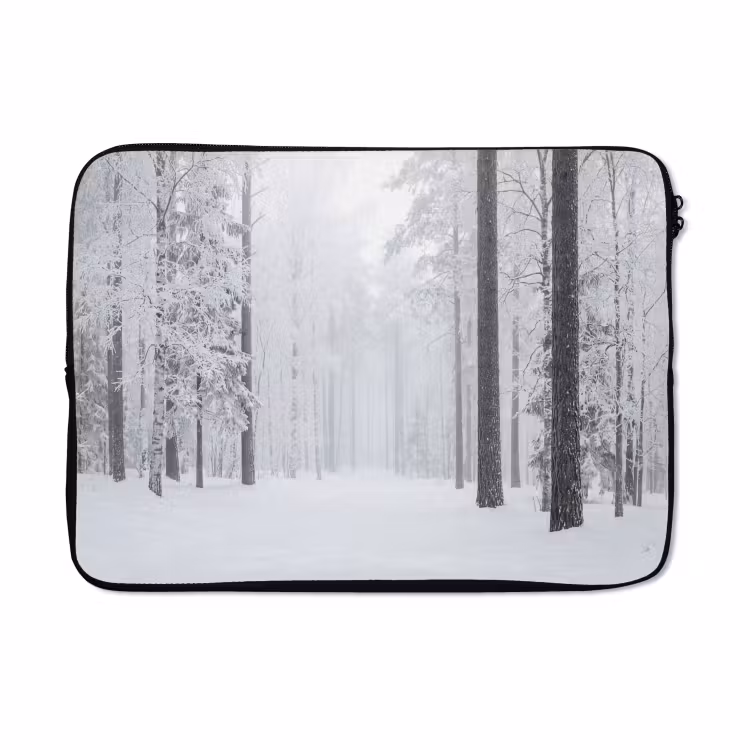 Laptophoes - Bos - Sneeuw - Pad - Winter - Stilte — 5
