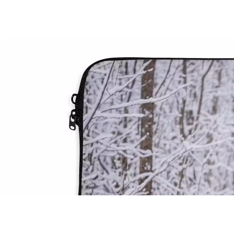 Laptophoes - Hert - Winter - Bos - Natuur - Wit — 6