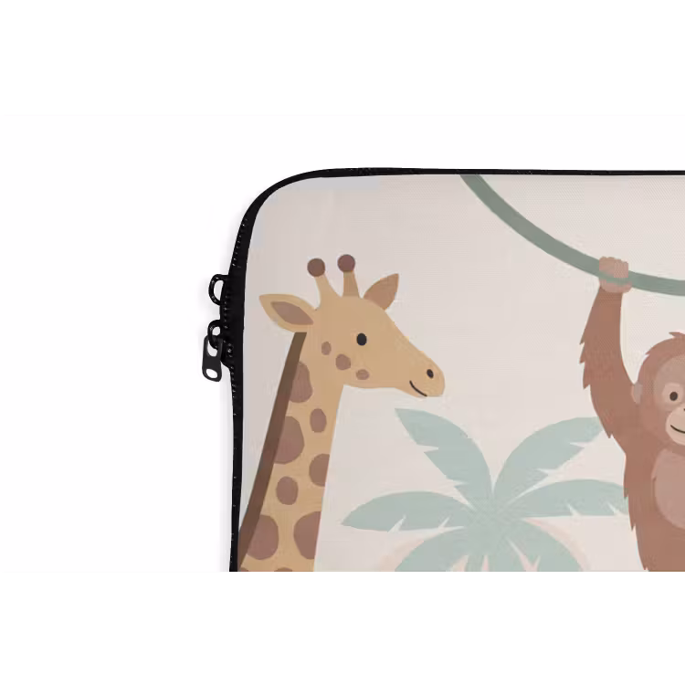 Laptophoes - Jungle - Dieren - Groen — 6
