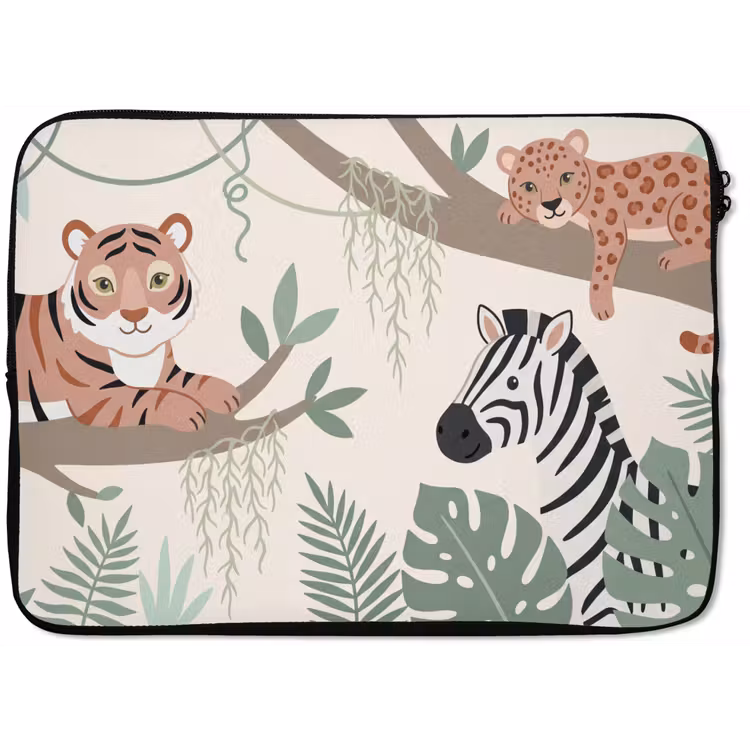 Laptophoes - Jungle - Rustiek - Pastel — 1