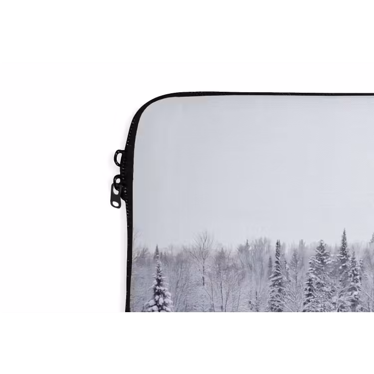 Laptophoes - Meer - Dennen - IJs - Winter - Rustgevend — 6