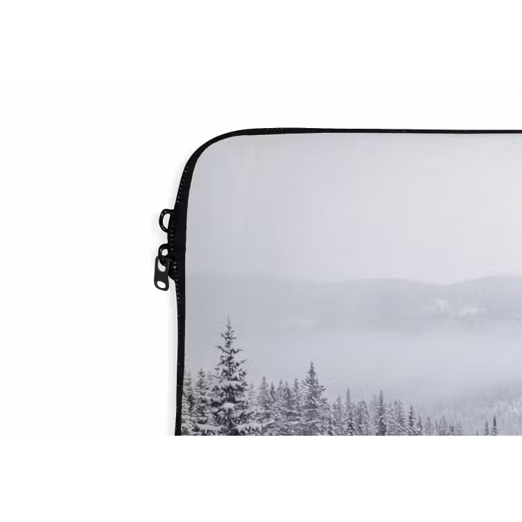 Laptophoes - Rivier - Bevroren - Landschap - Winter — 6
