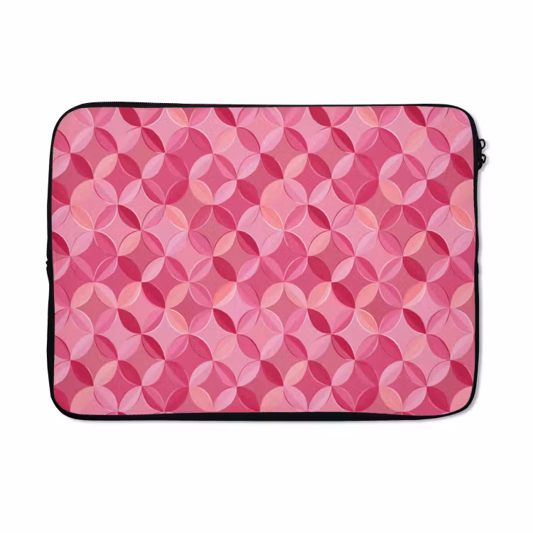 Laptophoes - Geometrisch - Mozaïek - Modern - Roze — 5