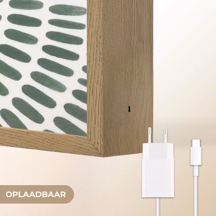 Lightbox - Wandlamp - Abstract - Cirkel - Patroon - Modern - Groen — 7