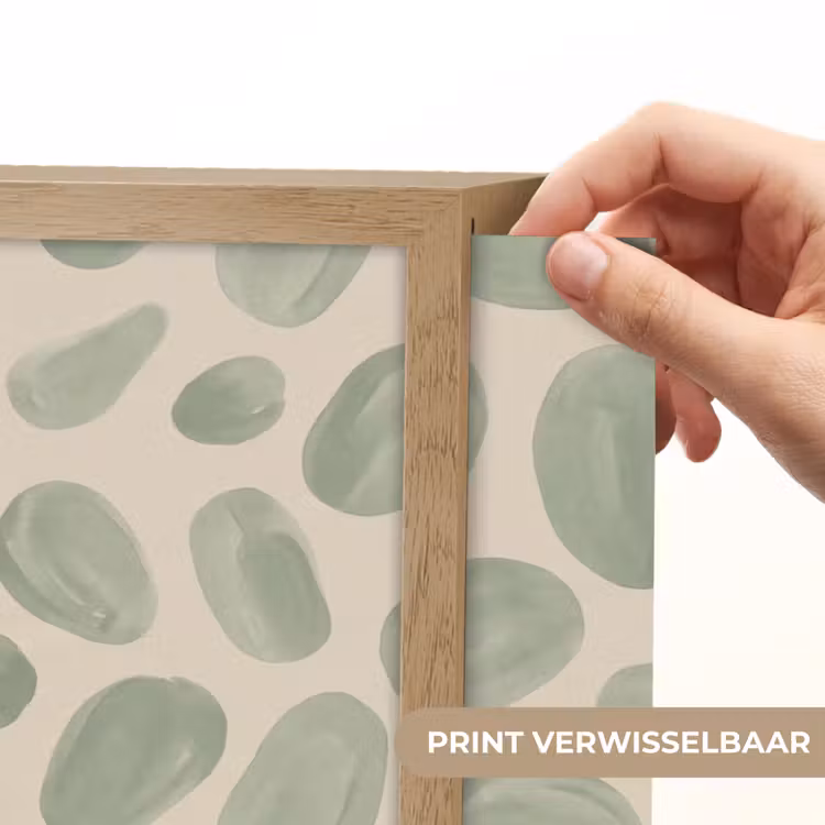 Lightbox - Wandlamp - Abstract - Patroon - Organisch - Groen - Modern — 5