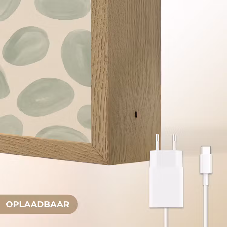 Lightbox - Wandlamp - Abstract - Patroon - Organisch - Groen - Modern — 7